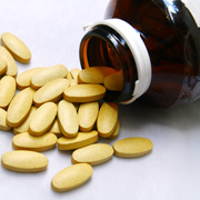 Vitamin B supplement pills