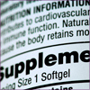Supplement information label